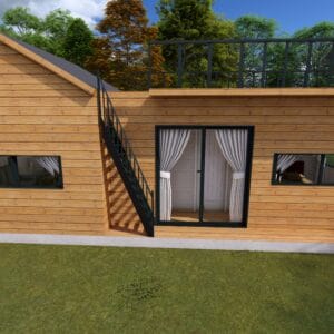 26m2 Sabit Tek Katlı Tiny House