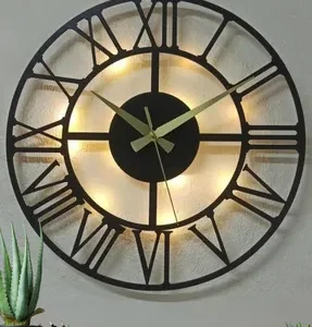 Dekoratif Metal Saat