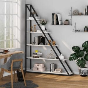 Dekoratif Piramit Kitaplık Modeli