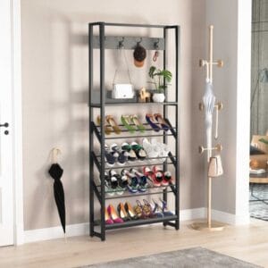 Tasarım Raflı Ayakkabılık Modeli