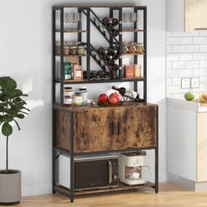 Kapaklı Raflı Düzenleyici Bar Dolabı