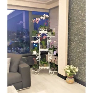 Çiçeklik 9 Katlı Beyaz