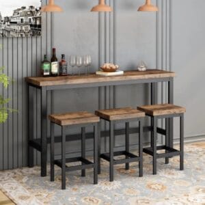 3'li Ceviz Masa Takımı