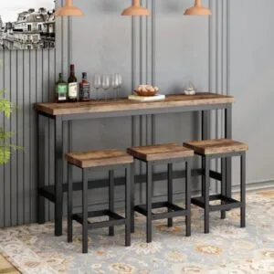 3'li Ceviz Masa Takımı