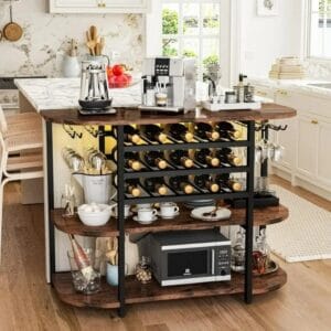 Çok Amaçlı Şaraplıklı Bar Masası&Düzenleyici