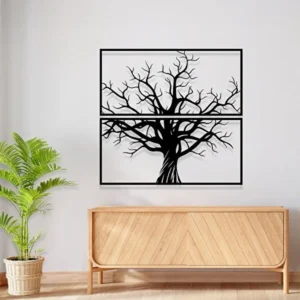 Yaşam Ağacı Metal Tablo