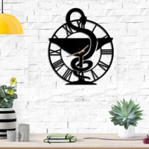 Dekoratif Metal Saat