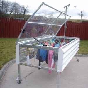 Çamaşır Askılığı Kapaklı