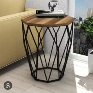 metal ayaklı yan sehpa
