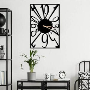 Dekoratif Metal Saat