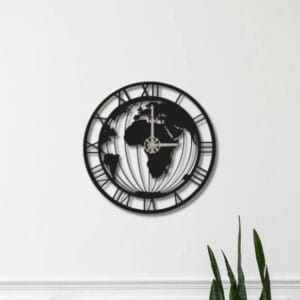 Dekoratif Metal Saat