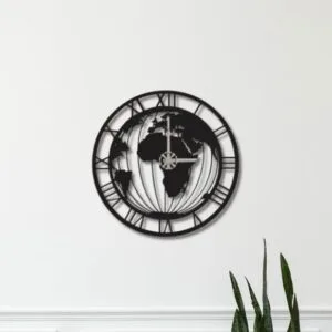 Dekoratif Metal Saat