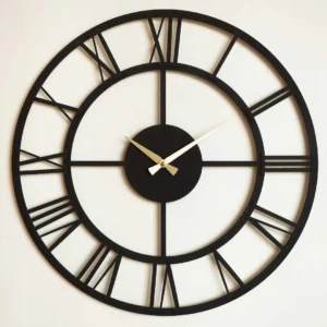 Dekoratif Metal Saat