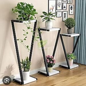 metal sehpa çiçeklik